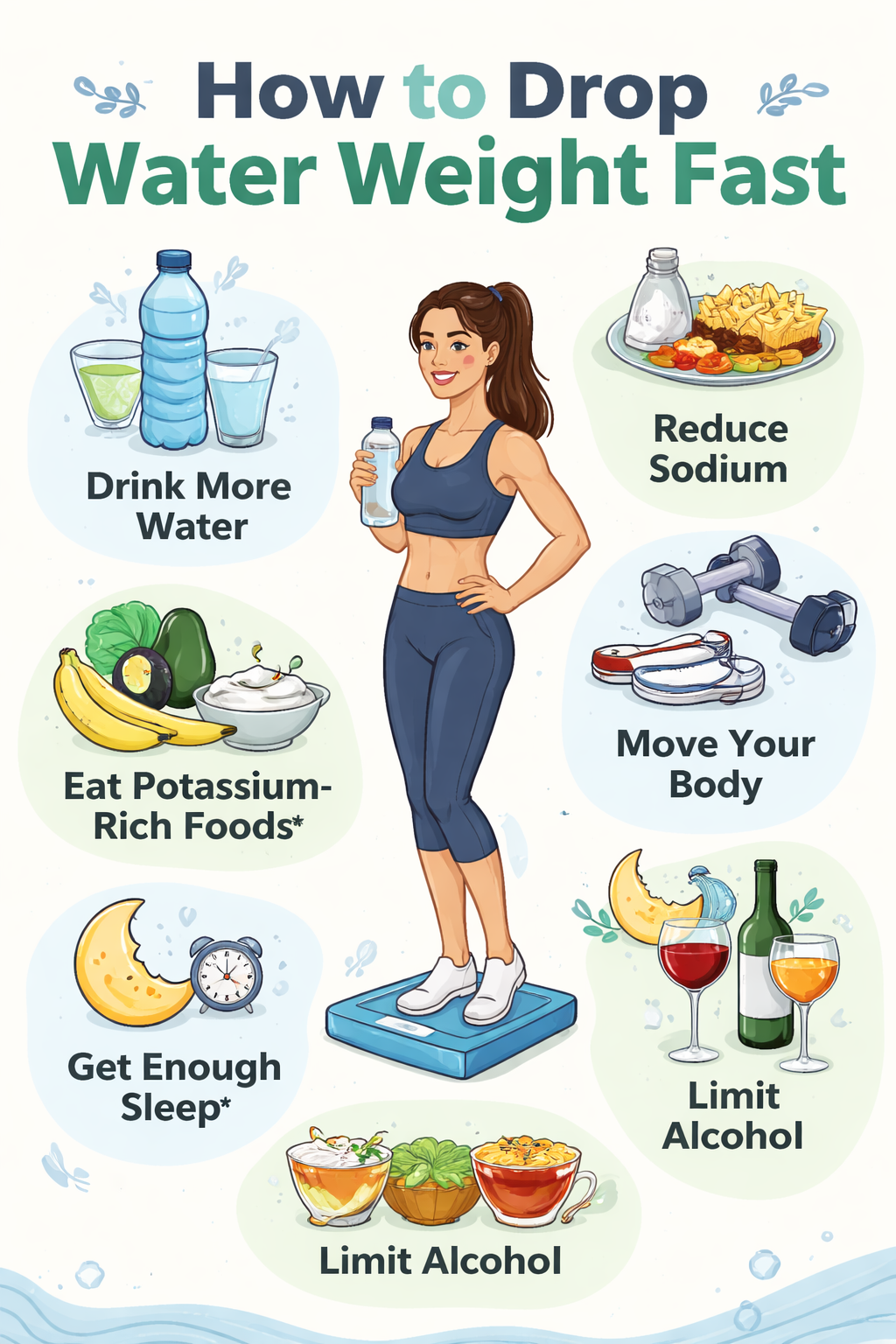lose 4 pounds of water weight overnight