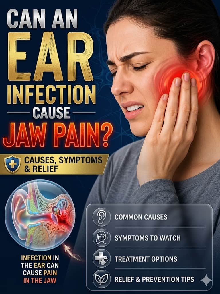 Can Ear Infection Cause Jaw Pain | Infographic Image