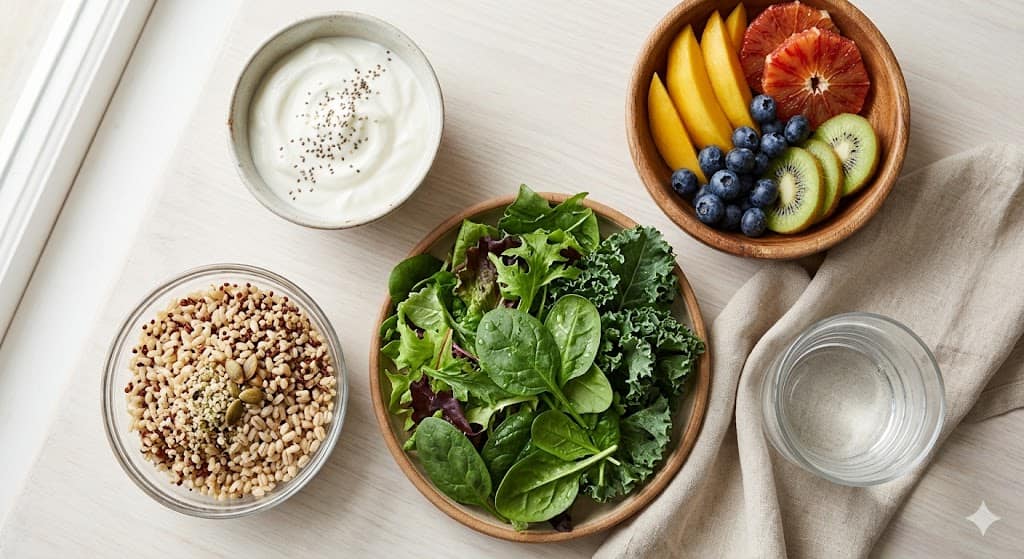 gut health foods and daily habits for healthy lifestyle
