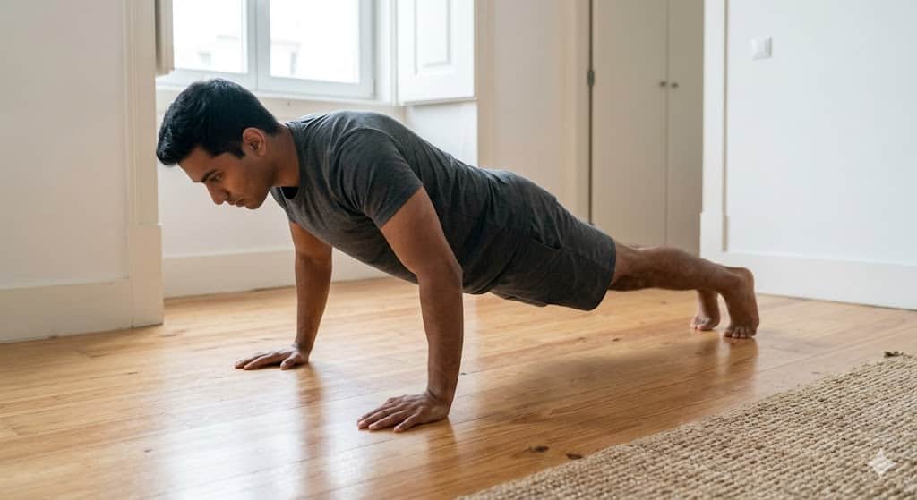 healthy lifestyle routine for beginners — daily home fitness exercise