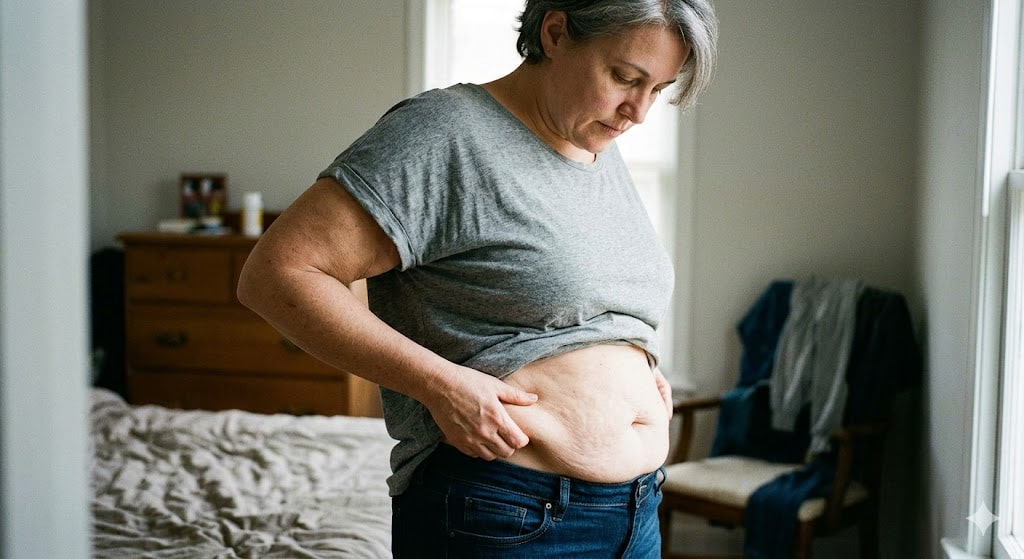 how to tighten loose skin after weight loss — fit person showing firm skin after weight loss journey